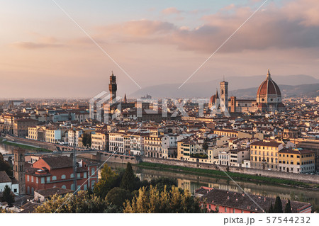 Florence View at sunset 57544232