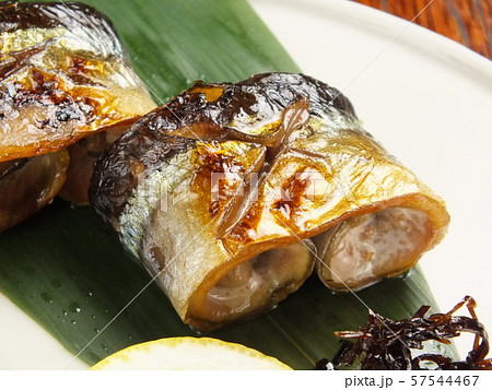秋の味覚　秋刀魚腸焼 57544467