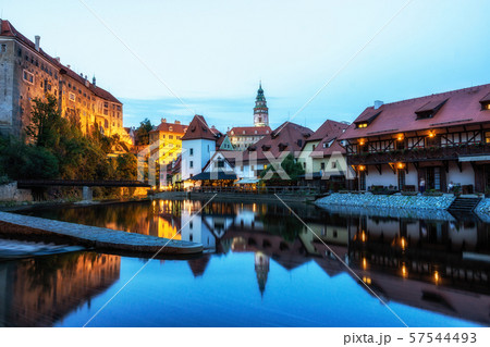 cesky krumlov reflections 57544493