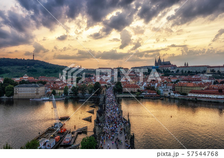 charles bridge view from the tower charles bridge view from the tower 57544768