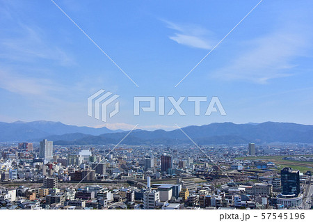 福井市風景　【白山 豊島 木田 足羽川 方面】 57545196