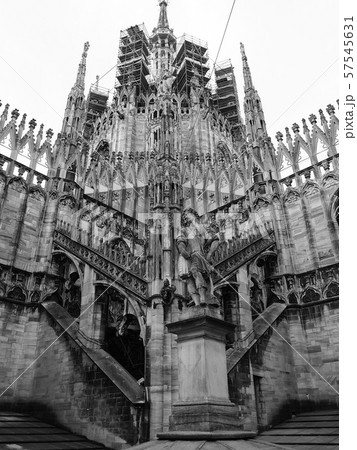 イタリアの建築物の写真素材