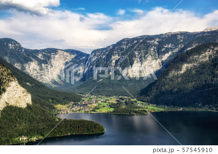 hallstatt skywalk view hallstatt skywalk view 57545910