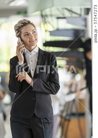 ビジネスウーマン(ロシア人）ビジネスイメージ 57547273