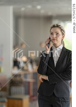 ビジネスウーマン(ロシア人）ビジネスイメージ 57547276