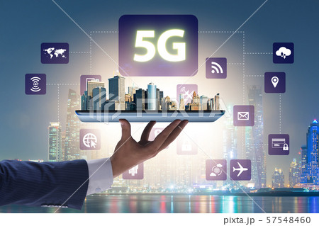5G mobile technology concept - high internet speed 5G mobile technology concept - high internet speed 57548460