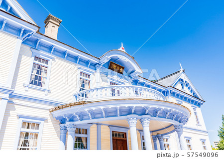 北海道の夏 中島公園 国指定重要文化財 豊平館 57549096