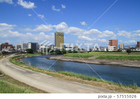 熊本市内の白川 熊本市内の白川 57555026