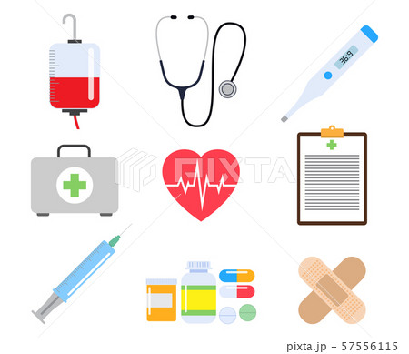 Collection of medical element healthcare Collection of medical element healthcare 57556115
