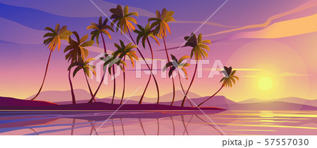 Panoramic seascape view picturesque marine scenery Vacation, holidays and travel. 57557030