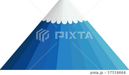 富士山（雪スタイル丸） 57558668