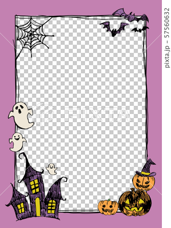 Hand Drawn Halloween Frame Stock Illustration