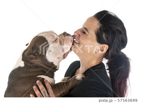 american bully and owner 57563699