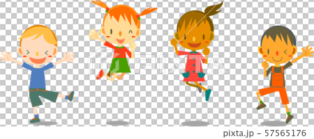 World children jump dance World children jump dance 57565176