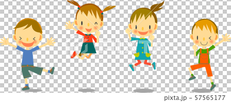 Children jump dance Children jump dance 57565177
