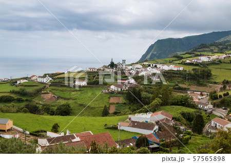 Village, nature and ocean, Azores Islands Village, nature and ocean, Azores Islands 57565898