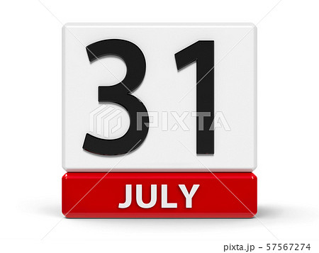 Cubes calendar 31st July 57567274