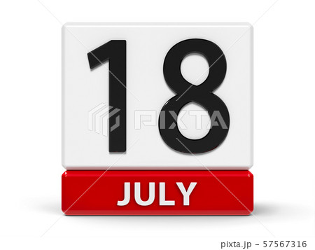 Cubes calendar 18th July 57567316