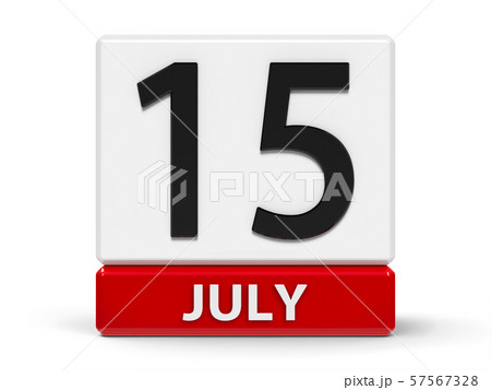 Cubes calendar 15th July Cubes calendar 15th July 57567328
