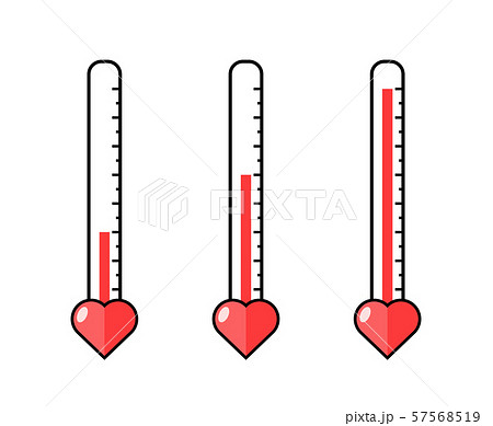 Love meter vector, level of thermometer isolated By 09910190