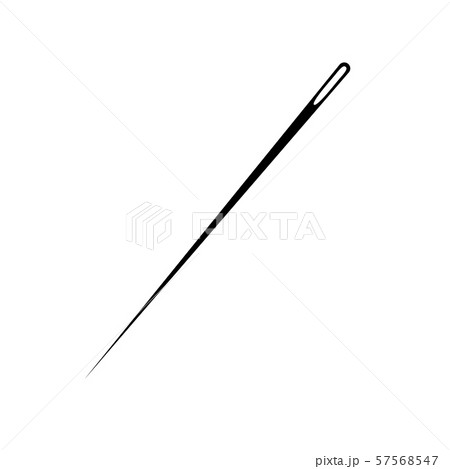 Sewing Needle vector icon. Thread vector sew tailor logo. isolated needle illustration 57568547