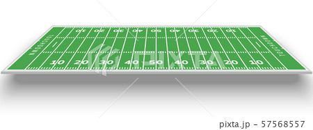 American football field background. Rugby stadium grass field illustration 57568557