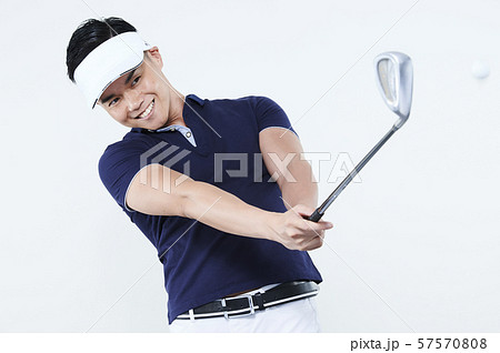 ゴルフ　ゴルフプレイヤー　男性　 57570808