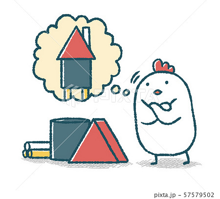 ゆるいにわとりは出来上がりのイメージを把握する ゆるいにわとりは出来上がりのイメージを把握する 57579502