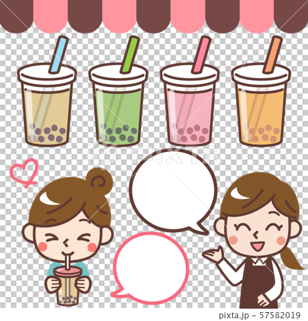 タピオカドリンク　セット 57582019