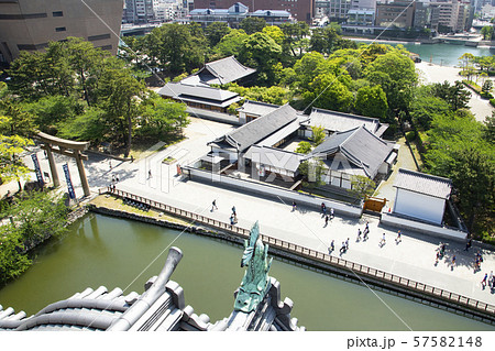 小倉城　天守閣から見た風景 57582148