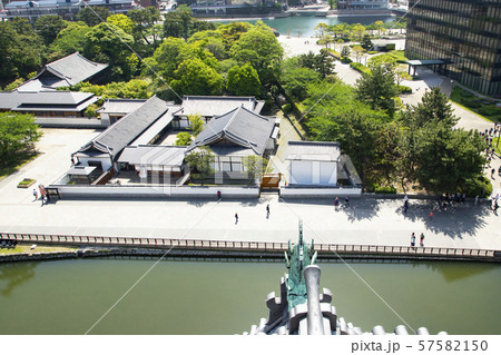 小倉城　天守閣から見た風景 57582150