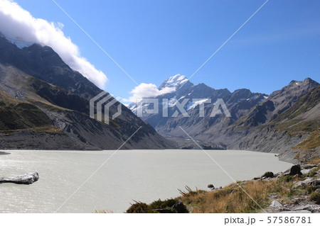 マウントクック、国立公園、アオラキ、登山、ニュージーランド（フッカーバレー・トラック） 57586781
