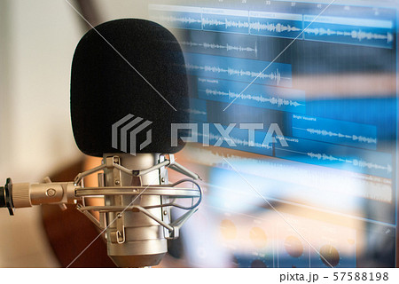Recording room Singing concept 57588198