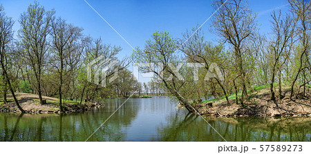 Lake in the reserve Askania-Nova in Ukraine Lake in the reserve Askania-Nova in Ukraine 57589273