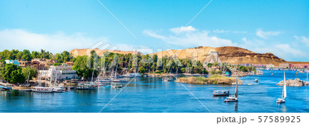 Panorama of Aswan 57589925