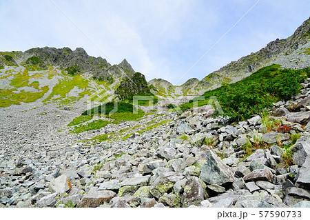 涸沢から見る穂高の山々 57590733