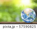 Earth or world  Elements of this image furnished by NASA 57590825