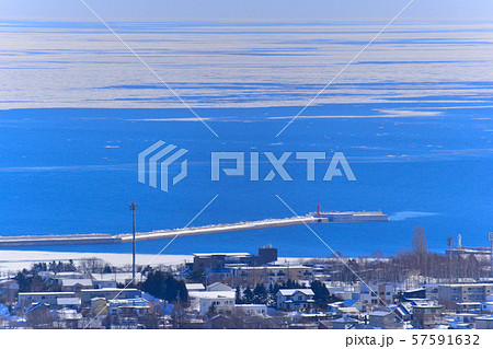 流氷　網走沖　 57591632