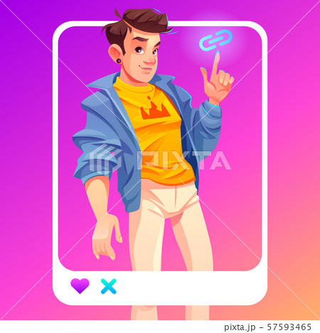 Influencer blogger man in fashioned clothes mobile Influencer blogger man in fashioned clothes mobile 57593465