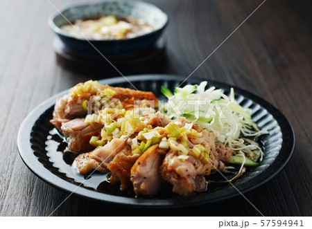鶏もも肉のソテー　油淋鶏風(ユーリンチー) 57594941