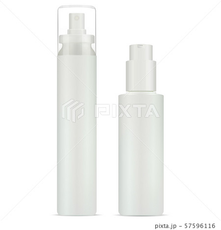 Cosmetic sprayer and dispenser pump bottles mockup 57596116