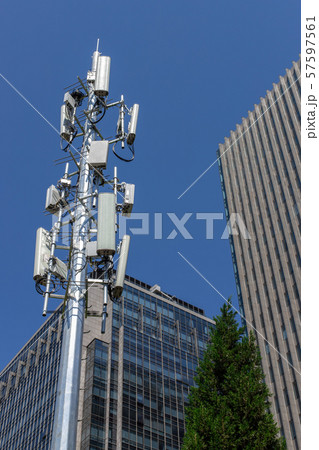 Fifth generation cell tower. Cellular 57597561