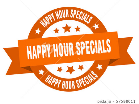 happy hour specials ribbon. happy hour specials 57598011