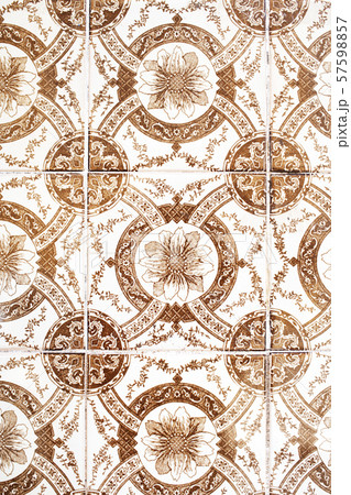 Traditional portuguese decorative tiles azulejos. 57598857