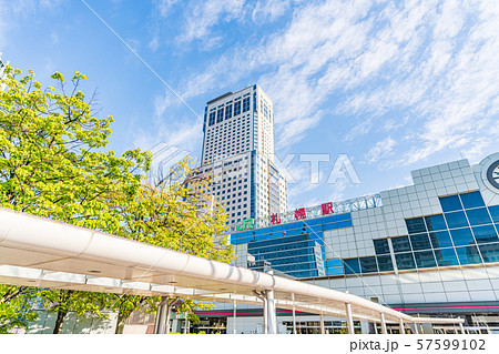 北海道の夏 札幌駅北口周辺の風景 57599102