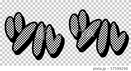 オノマトペ 擬音 漫画 漫符 迫力 効果音  ツルツル 滑る ハゲ  57599298