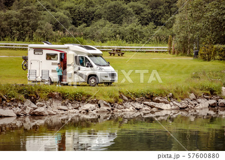 Family vacation travel RV, holiday trip in Family vacation travel RV, holiday trip in 57600880