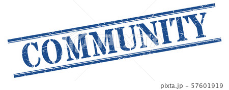 community stamp. community square grunge sign. 57601919