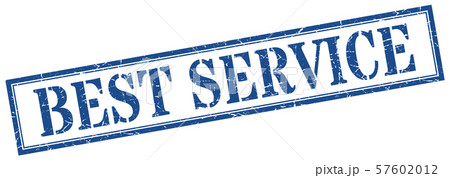 best service stamp. best service square grunge 57602012