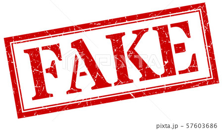 fake stamp. fake square grunge sign. fake 57603686